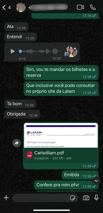 Depoimento - Emissão LATAM